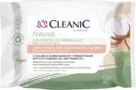 Cleanic Naturals Odličovacie obrúsky, citlivá pleť, 20 ks