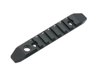 7-slotowa szyna aluminiowa MLOCK/KEYMOD - black [WADSN]