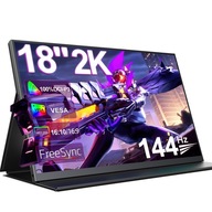 Przenośny monitor gamingowy UPERFECT 18” 144 Hz 100% DCI-P3 IPS 2560*1600 IPS