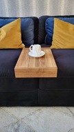 Stolik kanapowy \ stolik kawowy lazy table z dębu 27x44x8
