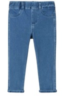 Spodnie jeansy jegginsy legginsy dziecięce Zara niebieskie 104 cm 3-4 lata
