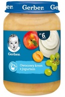 Dezert Gerber Ovocný krém s jogurtom od 6 mesiacov 190 g