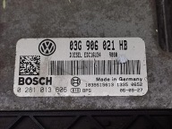VW GOLF V control unit of the engine 0281013606