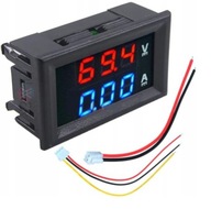 Merač voltmetra Amperometer LED displej 10A