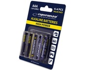 BATERIE ALKALICZNE LR03 AAA 1.5V 8 szt. BLISTER