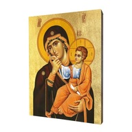 Náboženská ikona Panna Mária Panagia z hory Athos