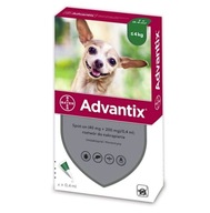 Advantix SpotOn Krople dla Psa kleszcze pchły XS