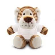 Plyšový tiger s bielym tričkom | Maskot | Plyšák