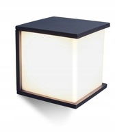 Vonkajšie nástenné LED svietidlo Box Cube 2 antracit