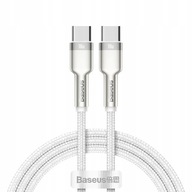 Kabel USB-C do USB-C Baseus Cafule 100W 1m biały