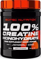 MOCNA KREATYNA MONOHYDRAT SCITEC CREATINE MONOHYDRATE 300G SIŁA MASA RZEŹBA