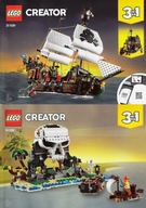 LEGO Creator NÁVOD Pirátska loď - 31109