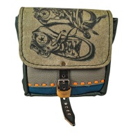 TM KÉZITÁSKA KIS BŐR KÉZMŰVES EGYEDI "TORNACIPŐ"