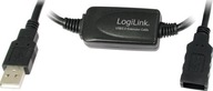 LogiLink USB 15.0m czarny