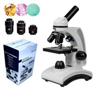 Optický mikroskop OPTICON - Investigator 640x + príslušenstvo + LED