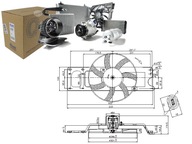 NISSENS WENTYLATOR CHŁODNICY DACIA LOGAN I (04-), RENAULT LOGAN I (04-)