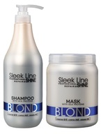 STAPIZ Sleek Line Blond Zestaw XL Szampon Maska 2L