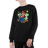 BLUZA DZIECIĘCA NADRUK - SUPER MARIO BROS 5+ 116