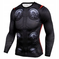 KOSZULKA KOMPRESYJNA RASHGUARD MĘSKI MMA-Marvel