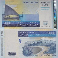 Banknot 5000 ariary 2008 (Madagaskar)