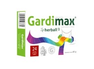 GARDIMAX HERBALL z maliną - 24 pastylki do ssania
