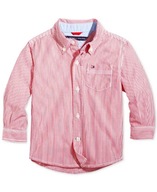 Tommy Hilfiger ružová košeľa pre chlapčeka 12 m