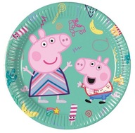 TALERZYKI URODZINOWE ŚWINKA PEPPA PIG 20CM 8 SZTUK