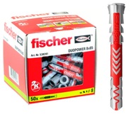 Hmoždinky univerzálne Fischer 8 x 65 mm 0,1 kg / 50 ks.
