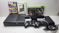 KONSOLA XBOX 360 E ORYGINALNE 2 PADY 4 GRY KINECT ZASILACZ STAN DOBRY GWR