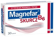 Magnefar B6 Skurcz 30tabl. magnez potas mięśnie