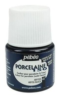 Farba Pebeo Porcelaine 150 - 41 Abyss Black