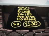 bumper VW PASSAT B9 3J0 R-LINE LED below 6 PDC below RADAR front front