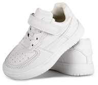 Biele tenisky adidas CLIBEE vložka koža suchý zips 35