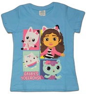 Bluzka KOCI DOMEK GABI 128, t-shirt bluzeczka Gabby's dollhouse