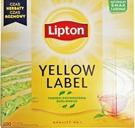Herbata Lipton Yellow Label 100 torebek ekspresowy