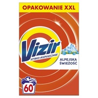 Vizir Alpská sviežosť Prášok na pranie bielych a svetlých tkanín XXL 3,3k
