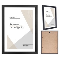 Czarne RAMKI A4 ramka na zdjęcia 21x30 cm MDF foto 21x29,7 cm