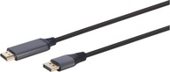 Kabel Gembird DisplayPort HDMI 1.8m czarny (CCDPHDMI4K6)