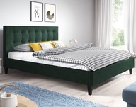Łóżko D 160 tapicerowane sypialniane wysokie nóżki