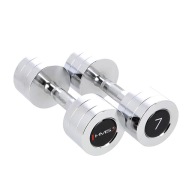 Činky HMS CHD07 2 ks 7 kg stříbrné 7 kg