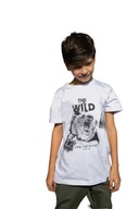 ALL FOR KIDS T-SHIRT BIAŁY THE WILD 116/122