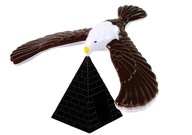 Antigravitačný balančný vták Hnedá hračka