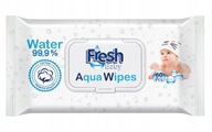 Aqua Wipes Nawilżane Chusteczki 99,9% Water 60 szt