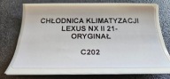 Radiateur climatisation LEXUS NX II 21- Original