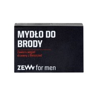 Zew For Men Mydło do brody z węglem drzewnym z Bieszczad 85ml P1