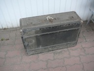 Stary kufer duży walizka neseser PRL zabytek antyk