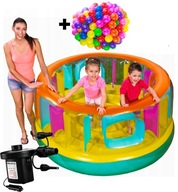 TRAMPOLINA DMUCHANA BASEN DLA DZIECI 4w1 + DODATKI