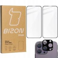 2x Szkło + obiektyw Bizon do iPhone 15 Pro Max