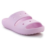 Różowe Pianka Buty Klapki Sportowe Crocs r.38