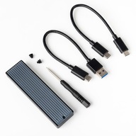 Orico obudowa czarna na dysk M.2 NVMe PCI-e SSD 10Gbps USB-C do 2 TB